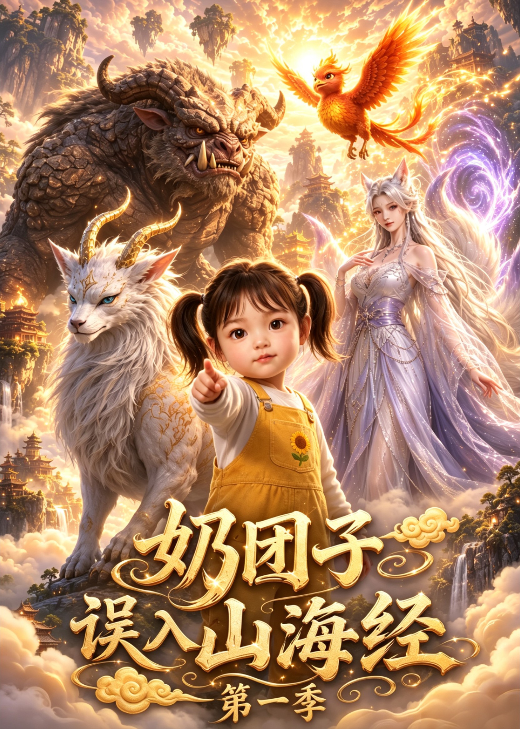 奶团子误入山海经封面图