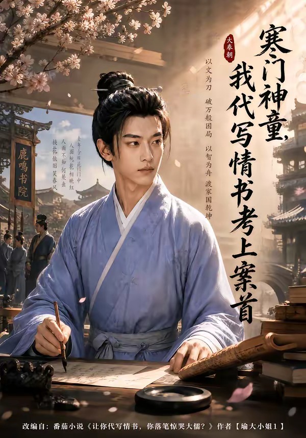 寒门神童我代写情书考上案首封面图