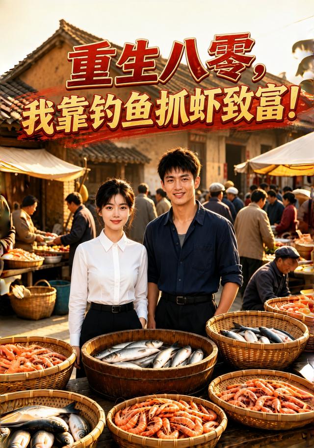 重生八零我靠钓鱼抓虾致富封面图