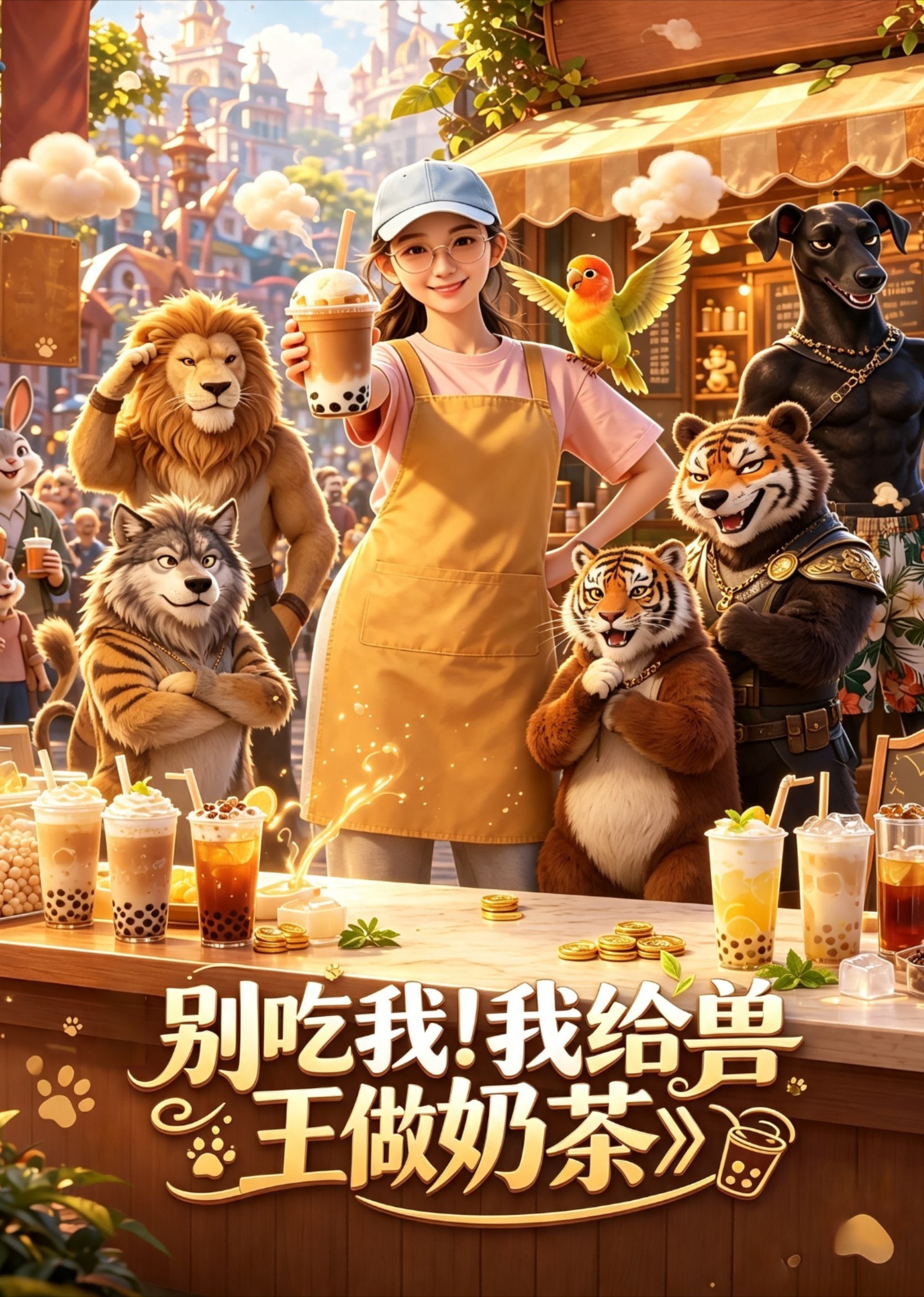 别吃我我给兽王做奶茶封面图