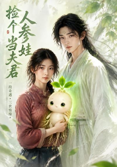 捡个人参娃当夫君封面图