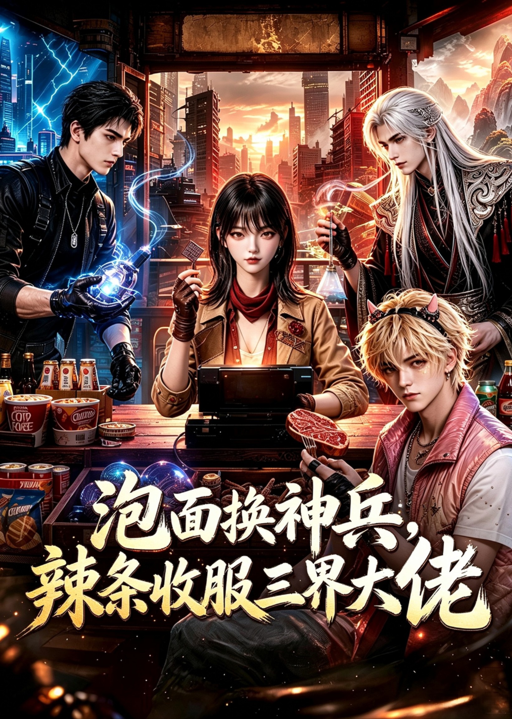泡面换神兵辣条收服三界大佬封面图