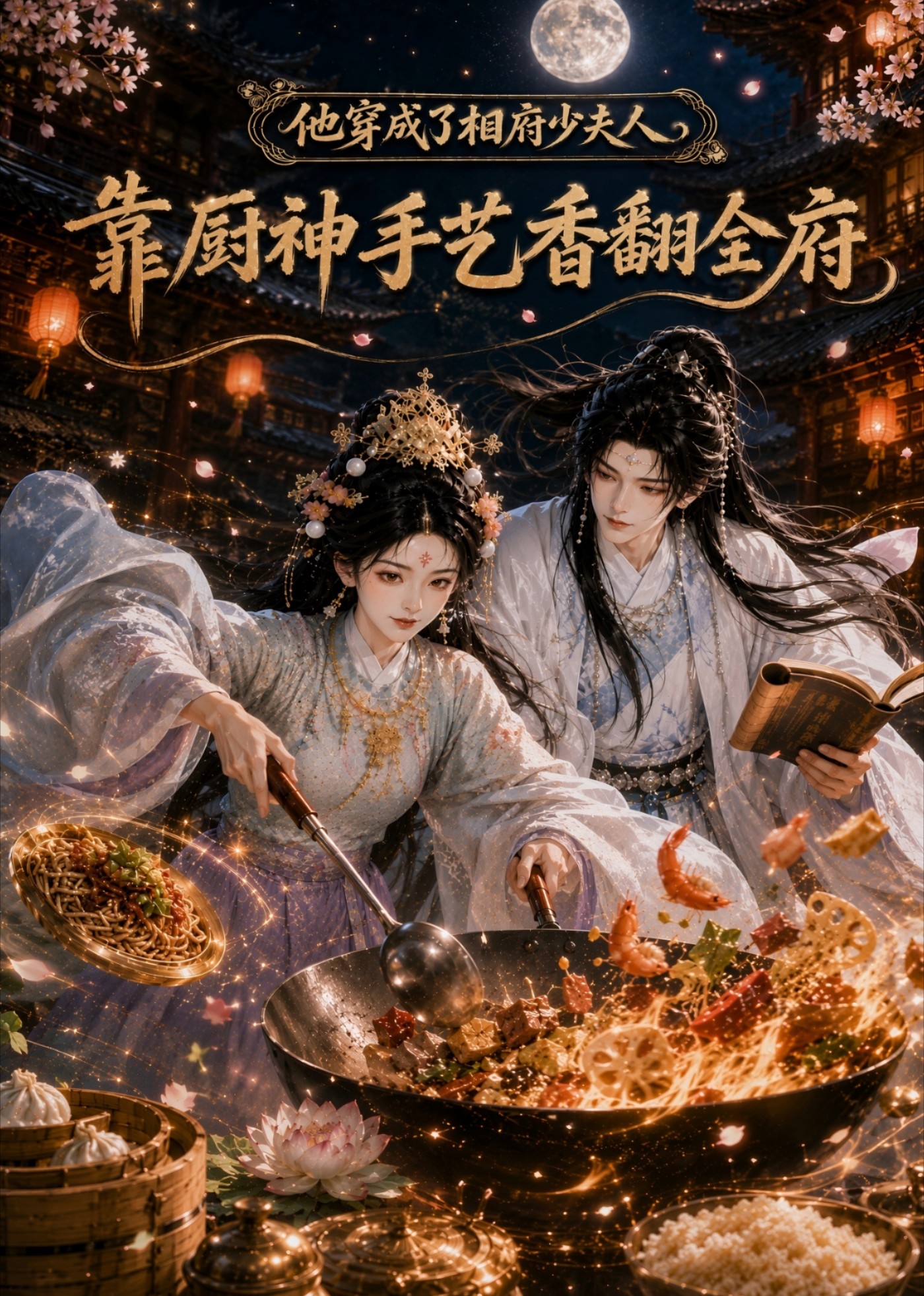 他穿成了相府少夫人靠厨神手艺香翻全府封面图