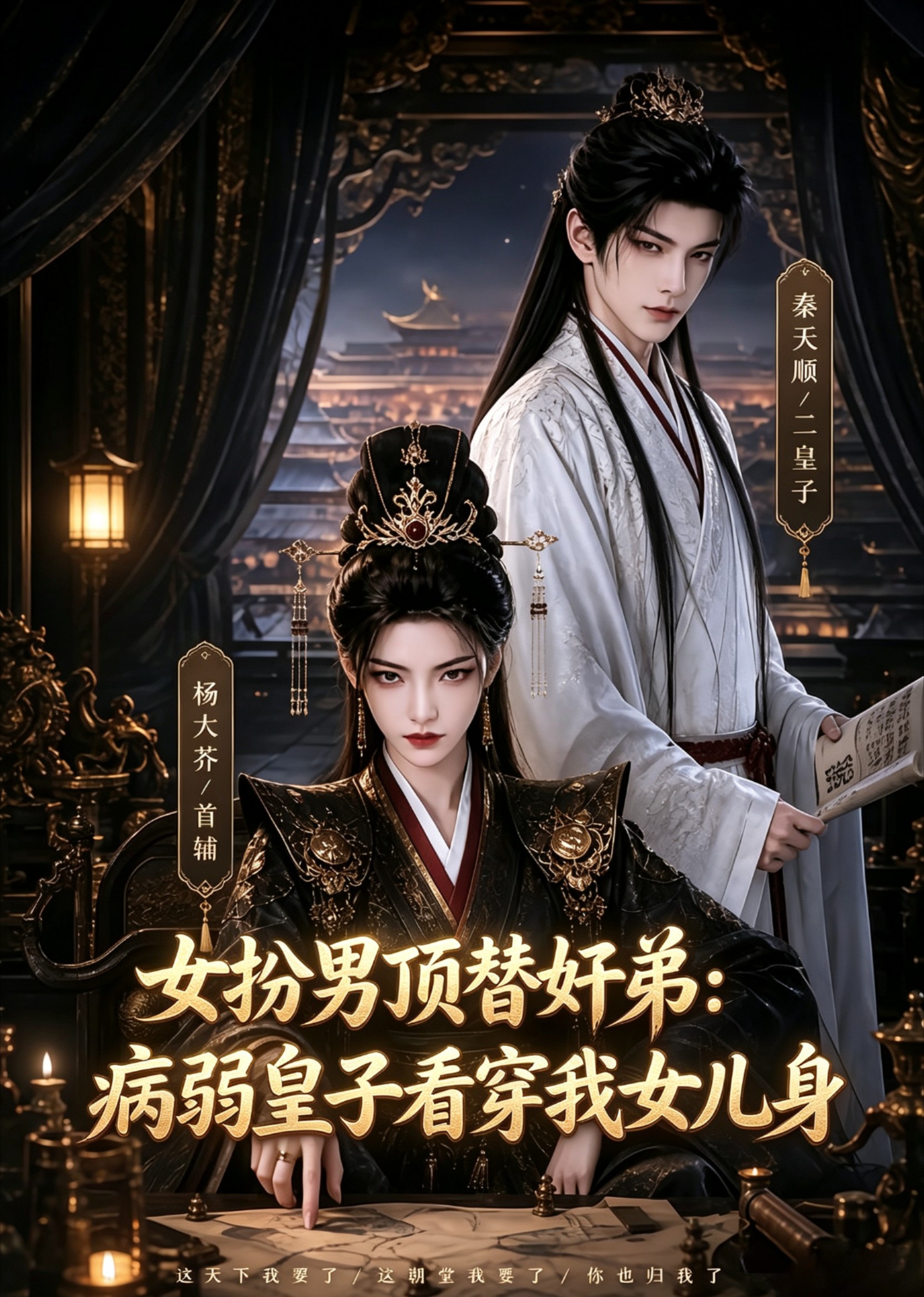 女扮男顶替奸弟病弱皇子看穿我女儿身封面图