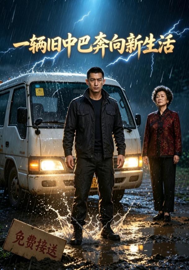 一辆旧中巴奔向新生活封面图